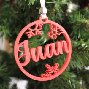 bola navidad personalizada